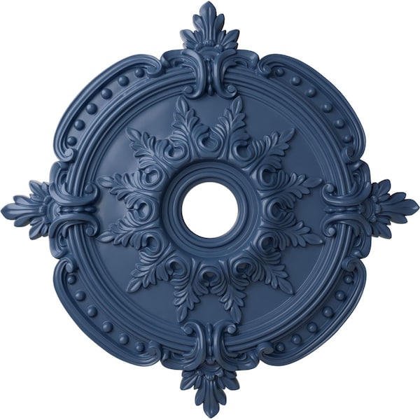 Ekena Millwork Benson Classic Ceiling Medallion (Canopies up to 6 1/2"), 28 3/8"OD x 3 3/4"ID x 1 5/8"P, Americana CM28BEAMF - main